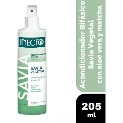 Acondicionador Inecto Savia Sin Enjuague 205 ml