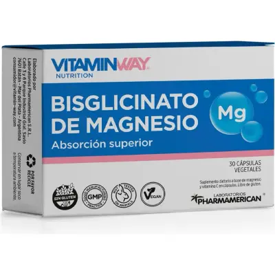 Vitamin Way Bisglicin Magnesio 30 Comprimidos