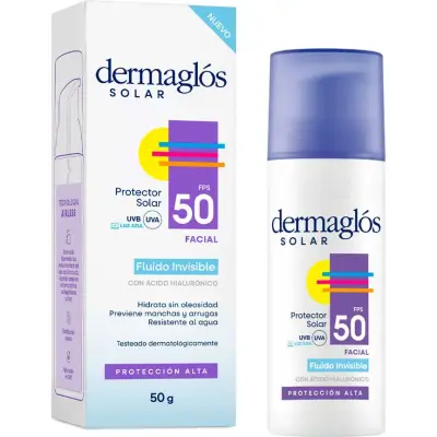 Protector Solar Dermaglos FPS 50 Fluido 50 ml