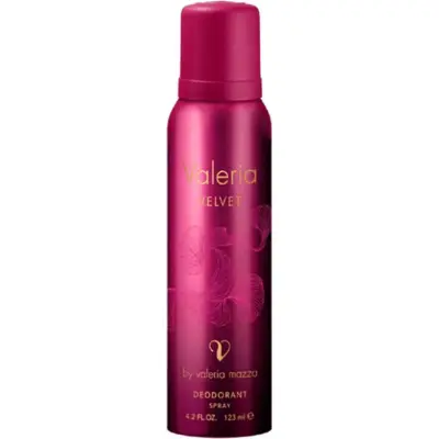 Desodorante Valeria Mazza Velvet 123 ml