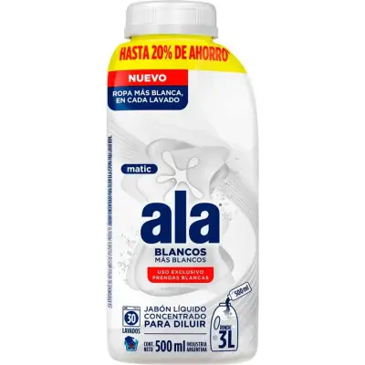 Jabón Líquido para Ropa Blanca 500 ml