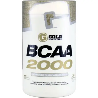 BCAA 2000 Suplemento Dietario 120 Cápsulas