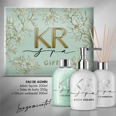 Colonia Trio Spa Gift Champagne Jazmín