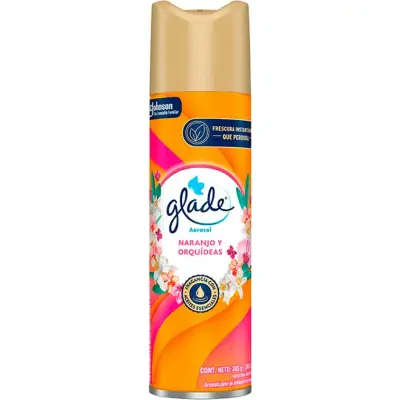 Aromatizador en Aerosol Glade Naranjo y Orquídea 360 ml