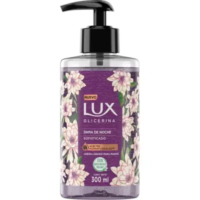 Jabón Líquido Lux Glicerina Dama Noc 300 ml