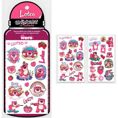 Stickers Wero Bottle Lotso para Botellas
