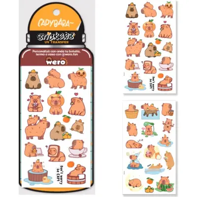 Stickers de Capibara Wero Bottle