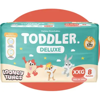 Pañal Toddler Delux Talla XXG Pack x8