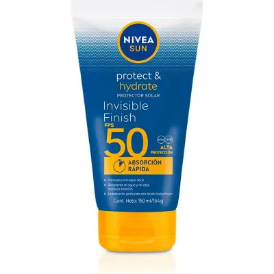 Protector Solar Nivea Sun Invisible FPS 50 150 ml