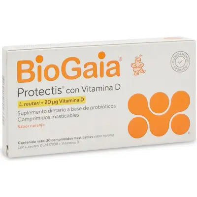 BioGaia Protectis D Masticables 30 unidades