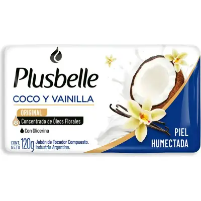 Jabón Líquido Plusbelle Coco y Vainilla 120 g