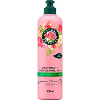Crema para Peinar Herbal Essences Liso Suave 300 ml
