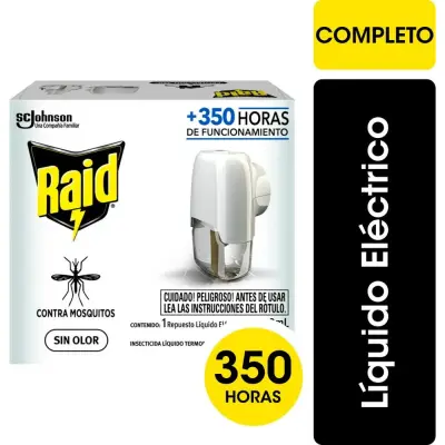 Insecticida Eléctrico Raid 360 Líquido 32,9 ml