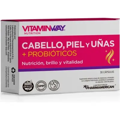Vitamin Way Cabello, Piel y Uñas 30 comprimidos