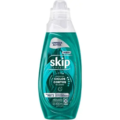 Skip Detergente Líquido Concentrado Bío Limón 12 x 800 ml