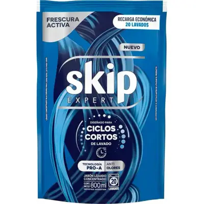 Skip Detergente Líquido Concentrado Brisa Fresca 12 x 800 ml