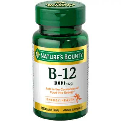 Vitamina B12 1000 mcg Nature's Bounty 100 comprimidos