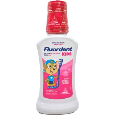 Enjuague Bucal Fluordent Kids 250 ml