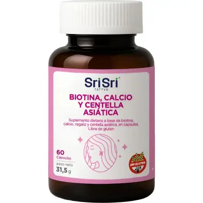 Suplemento Dietario Sri Cuidado del Cabello 60 g
