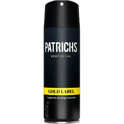 Desodorante Spray Patrichs Gold 230 ml