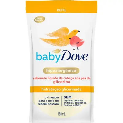 Crema Corporal Dove Baby Liquida Refill 180 ml