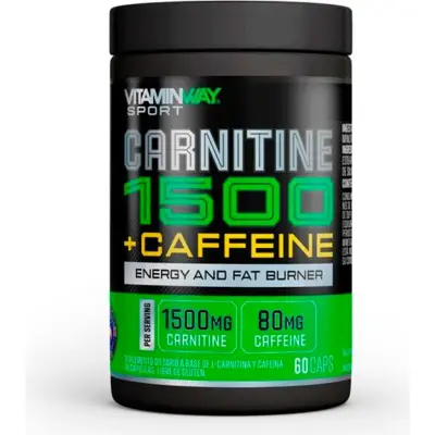 Suplemento Dietario Carnitina 1500 mg 60 Cápsulas