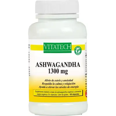 Ashwagandha 1300 mg Suplemento Dietario x 60 Cápsulas