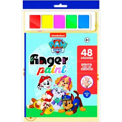Pintura de Dedos Paw Patrol 48 Piezas