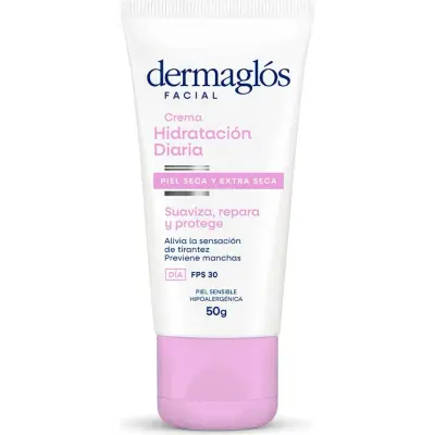 Crema Facial Dermaglos Hidratante Piel Seca 50 ml