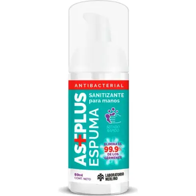 Alcohol en Espuma Aseplus 60 ml