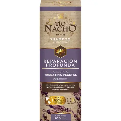 Shampoo Tío Nacho Keratina Vegetal 415 ml