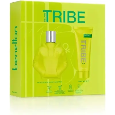 Benetton Tribe Play Eau de Toilette 90 ml + Shower Gel