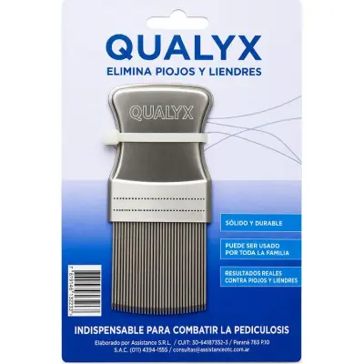 Peine Pedicura Metálico Qualyx