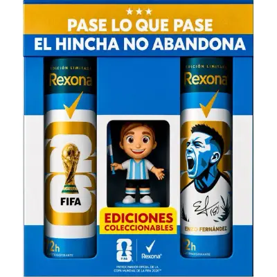 Desodorante Rexona Pack FIFA Dual 2 Unidades