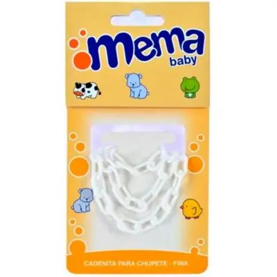 Cadenita Gruesa Blanco para Bebé Mema