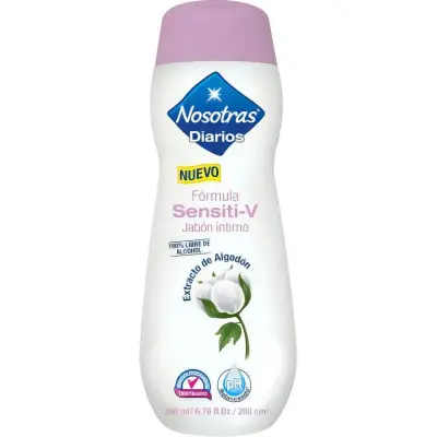 Jabón Líquido Íntimo Nosotras Sensible 200 ml