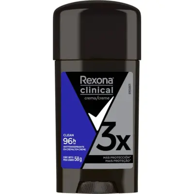 Desodorante Crema Rexona Men Clean 58 g