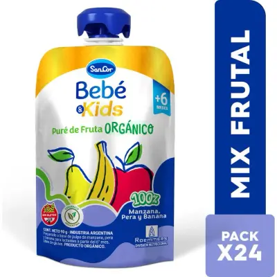 Sancor Pure Frutas Orgánicas 90 g