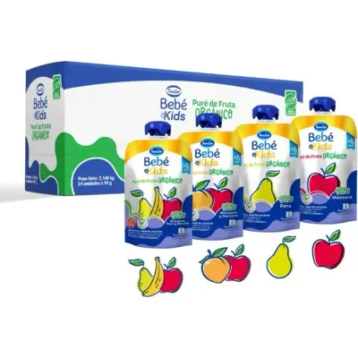 Sancor Pure Fruit Orgánico Surtido Pack x24
