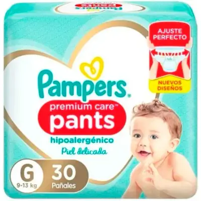 Pañal Pants Pampers Premium Care Talla G x 30 Unidades