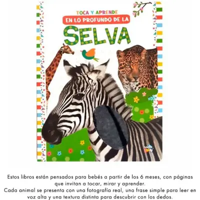 Libro Toca y Aprende Selva