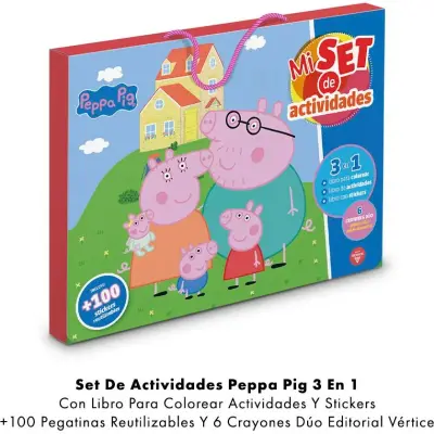 Valija Peppa Pig 3 en 1
