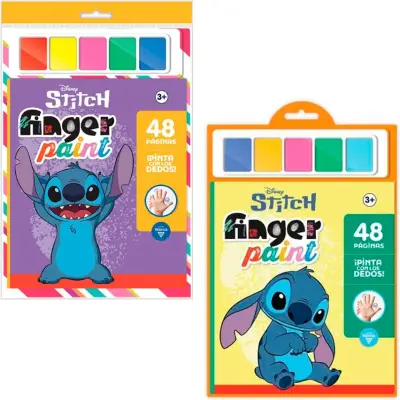Pintura de Dedos Stitch 48 Piezas