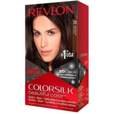 Tintura Capilar Revlon Colorsilk Kit Tono 20