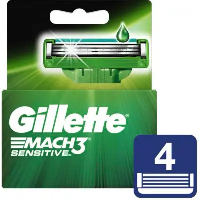 Repuestos para Máquina de Afeitar Gillette Mach3 x 4