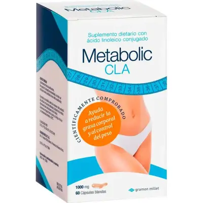 Suplemento Dietario CLA Metabolic Cápsulas Blandas x 60
