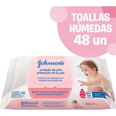Toallitas Húmedas Johnson's Baby Skincare x 48