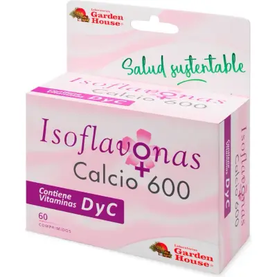 Suplemento Dietario Garden House Isoflavonas de Soja + Calcio x 60 Comprimidos