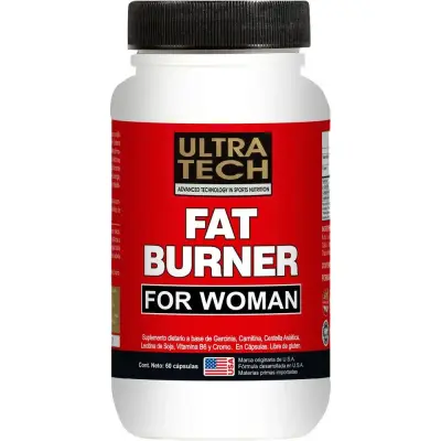 Suplemento Dietario Ultra Tech Fat Burner Woman 60 Cápsulas