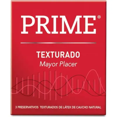 Preservativos Prime Pre Texturado x 3